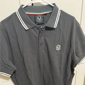 Mens size large BNWT Valentino Orlandi polo style collared shirt